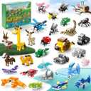 30 Packs Party Favors for Kids, 888 PCS Animal Building Blocks Mini Sets Party Favors for Goodie Bags Stuffers Classroom Prizes Return Gifts Valentines Bulk Gifts for Boys Girls Student Ages 6+
