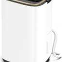 4500 Sq.Ft Dehumidifier for Basement with Drain Hose, 50 Pint Large Best Compressor Dehumidifiers for Home or Garage, Continuous Dehumidifying Features Humidity Display, 24H Timer and Child Lock (White)