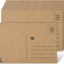 COIDEA 96PCS Blank Postcards for Mailing, 4 x 6 inches Post Cards for Mailing, 300 GSM Kraft Cardstock Paper Mailable Printable Postcards Bulk for Birthday, Thank You, Business Postcards