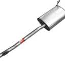 Walker Quiet-Flow SS 55303 Direct Fit Exhaust Muffler Assembly 2.17" Inlet (OD) 2.17" Outlet (OD) for Toyota 4Runner