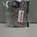 Lumen for iPhone 15 Case, Compatible with Magsafe, Hard Shell Cover with Camera Protection for Women Girls - Leopard Print Pink Glitter Stars Cheetah design Y2K Preppy Aesthetic Unique Festive
