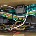 Nilight 4 Pin Trailer Wiring Harness Kit 56329 Vehicle Custom for 2004 2005 2006 2007 2008 2009 2010 2011 2012 Ford Escape Edge Freestar Mazda Tribute Mercury Mariner Lincoln MKX