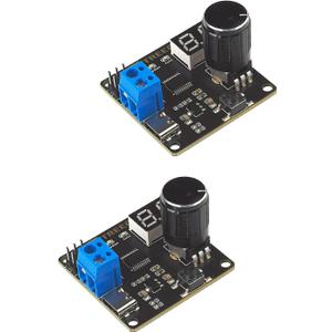2pcs Digital RC Servo Tester with Over-Current Protection 3 Control Modes 2 Display Modes DC5V-8V for RC Car Airplane Robots Mechanical Claws Tester Tool Essential Servo Motor Testing Tool