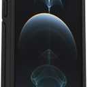 OtterBox iPhone 12 & iPhone 12 Pro Symmetry Series Case - Black, Ultra-Sleek, Wireless Charging Compatible, Raised Edges Protect Camera & Screen