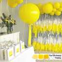 PartyWoo Yellow Crepe Paper Streamers 6pcs 492ft Pack of Yellow Crepe Paper Streamers for Easter Baby Shower Engagement Wedding Sunflower Graduation Bee Summer Luau Theme Birthday Party Decorations