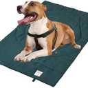 DogLem Foldable Waterproof Dog Mat | 45"×27" Portable Camping Travel Bed with Handle | All-Breed Training Pad, Machine Washable | Blocks Moisture, Easy Clean for Outdoor Adventures, Gray