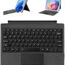 FERRISA Wireless Bluetooth Keyboard for Microsoft Surface Pro 7/6/5/4/3, Ultra-Slim Keyboard Cover with Touchpad, Strong Magnetic Attachment, Long Battery Life