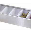 Winco Condiment Holder, 5 Compartment, S/S Base