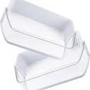 AMI PARTS DA97-12650A(RIGHT) & DA97-12657A(LEFT) Refrigerator Door Shelf | Fit for Refrigerator Parts RF260BEAESR RF261BEAESR RF261BEAESP RF260BEAEWW with 2 Egg Trays