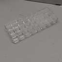 Gloss Organizer,Small Clear Acrylic Compact Essential Oil Rollerball Perfume Holder , 9.5x4.5"