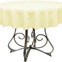 Tablecloth 54" Round Yellow