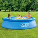 INTEX 28120EH Easy Set Inflatable Swimming Pool: 10ft x 30in – Puncture-Resistant Material – Quick Inflation – 1018 Gallon Capacity – 23in Water Depth