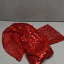 12x108 inch Red Sequin Table Runner Sparkly Glitter Table Linens 6 Packs for Party Decorations Wedding Birthday Baby Shower Engagement Anniversary