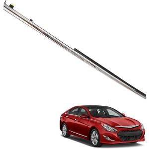 Chrome Molding Trim Garnish Front Right Passenger Side Replacement for 2011-2014 Sonata 87771-3S000 87771-3S001
