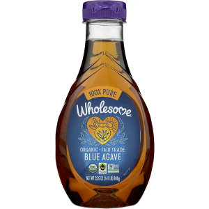 Wholesome Sweeteners, Blue Agave, Light, Organic, 23.5 oz USDA Organic Fair Trade Certified 2 Pack, BBD: JAN 13.2029