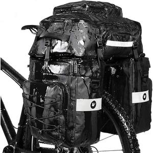 Rhinowalk Bike Pannier Bag Set for Bicycle Cargo Rack Saddle Bag Shoulder Bag Laptop Pannier Rack Bicycle Bag Professional Cycling Accessories 3 in 1