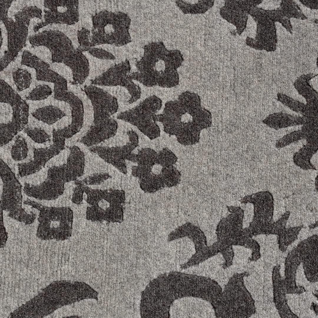 Floral Area Rugs 6x9 Living Room, Washable Rugs 6x9 Blue and Green Bedroom Low-Pile Soft Dining Room, Stain Resistance Vintage Modern Farmhouse Boho Indoor Floor Carpet Kids Playroom