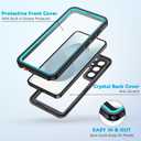 Lanhiem for Samsung Galaxy S25+ Plus Case, IP68 Waterproof Dustproof Case with Built-in Screen Protector, Rugged Full Body Shockproof Protective Cover for Galaxy S25 Plus 6.7 Inch, Teal