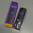 For Roku Voice Remote Control with 4 Shortcuts & Easy Setup, Voice Remote Replacement for Roku TV, Audio Devices, Most Players