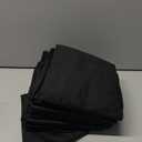 8 Pack Round Tablecloth 60 Inch Black Polyester Round Table Cover Stain and Resistant Wrinkle Washable Circular Table Cover for Christmas Kitchen Dinning Party Wedding Buffet Parties