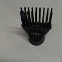 Black Universal Hair Dryer Comb Nozzle Salon Hair Dryer Blow Comb Attachment Hair Styling Nozzle Tool Salon Tool Hair Combs for Straightening Detangling Fine Curly Natural Hair Styling Tools