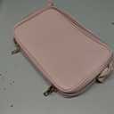 Extra Large Makeup Bag,4 in 1 Cosmetic Storage Organizer Travel Case with 3 Detachable Pouches and Dividers,Pink