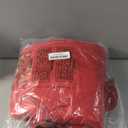 Lelepet Warm Dog Coat - Reflective Waterproof Fleece Vest with Adjustable Buckle Hook & Loop, Windproof Winter Jacket Dog Coats for Small Medium Large Dogs, Red, XXL (2XL)