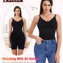 Eleady Womens Shapewear Bodysuit Full Body Shaper Seamless Butt Lifter Thigh Slimmer Sculpting Jumpsuit Compression Waist Trainer - Black, XXX-Large/ XXXX-Large