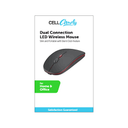 CELL CANDY DUAL CONNECTION LED WIRELESS MOUSE