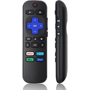 Universal Remote Control Replacement for Roku TV All Models, Compatible for TCL/Hisense/Sharp/Philips/Onn/Element/Insignia/JVC/RCA R0KU Smart TVs (Not for RokuStick,Box and Players)