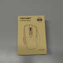 TECKNET Wireless Mouse (2.4G & BT5.0/3.0) Silent 4800 DPI Computer USB A & Bluetooth Mouse 6 Buttons, Wide Compatibility - Purple