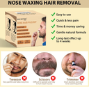 Nose Wax Kit Men Women, Bouvetan Nose Hair Waxing Kit