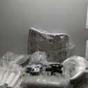 Ergonomic Office Chair with Adjustable Lumbar Support & Headrest, High Back Mesh Desk Chair with Flip-Up Armrests, Breathable & Comfortable Computer Chair for Home, Office & Study Khaki