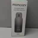 Momcozy Portable Milk Warmer for Travel  Dual Heating Modes for Breast Milk & Water, Portable Bottle Warmer with Fast Heating & Long Battery Life, 17 Ounces Large Capacity to Meet Your All-Day Needs (Green)