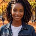 Janet Collection Human Hair Crochet Braids Feather Crochet Afro Kinky 18"(50g/40 Strands) (NATURAL BLACK)