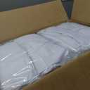 100 Pcs White Washable Removable Universal for Wedding Party Dining Banquet Polyester Spandex Stretch Slipcovers Chair Covers