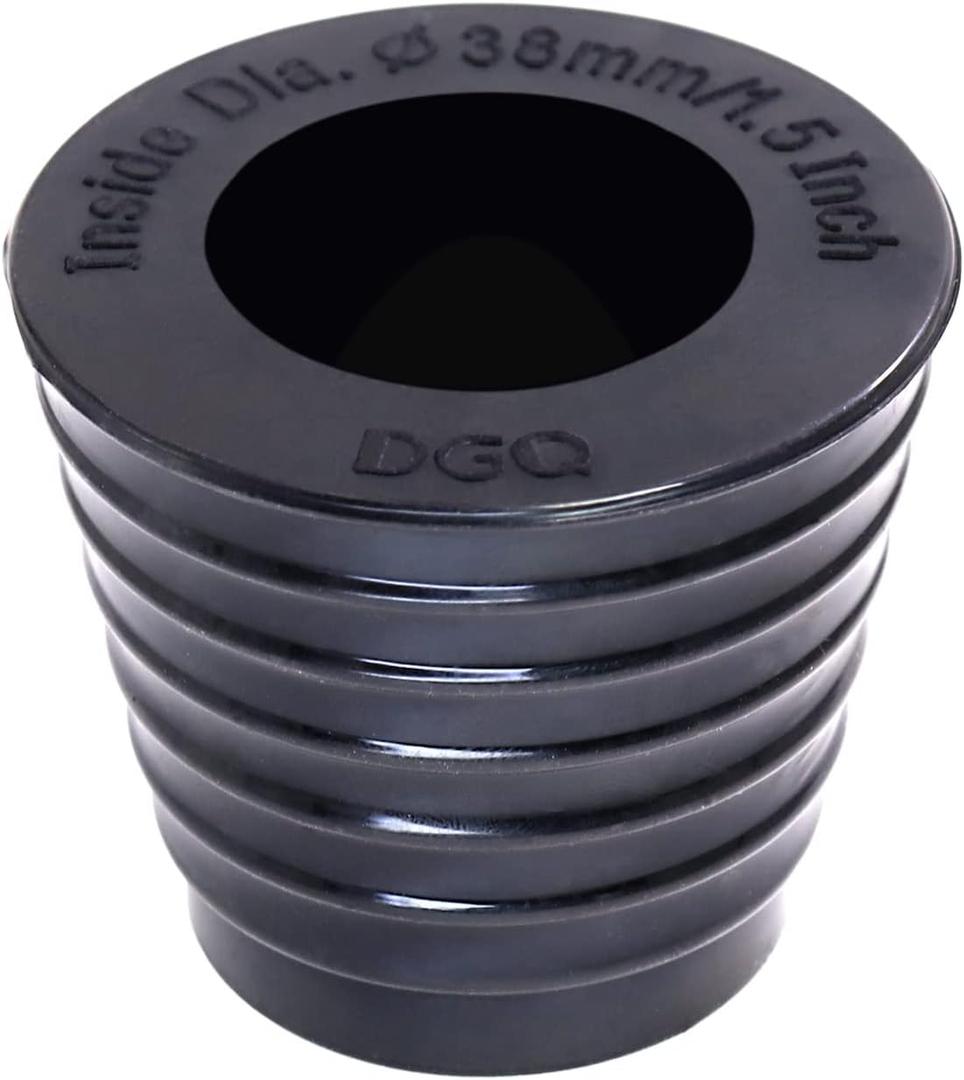DGQ Patio Umbrella Cone Umbrella Wedge Plug for Patio Table Hole Opening 2-2.5 Inch (Black)