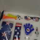 Soccer Fan Gear Set for 2026 World Tournament, Soccer Party Favors Kit with Flag,Scarf, Face Paint, Clapper, Horn&Glasses,Supporter Accessories for Game Day, Sports Event, Gift