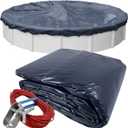 Robelle 21 ft Economy Winter Pool Cover for Above Ground Pools, 24'