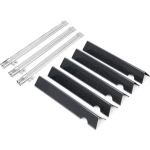 Flavorizer Bars 66795 and Grill Burners for Weber Genesis II LX 300 Series, Genesis II E-310 E-315 E-325 E-330 S-335, Grill Replacement Parts for Weber 67489 66685 66032