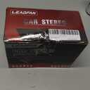 Leadfan Double Din Car Stereo Radio Support Apple Carplay&Android Auto, 7inch HD Touchscreen Double Din Radio with Bluetooth, Car Audio Receivers, Camera, MirrorLink, FM Radio, 2 USB/TF/AUX/Subwoofer