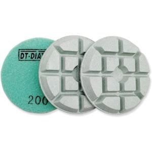 DT-DIATOOL Concrete Polishing Pads 3 inch/80mm for Concrete, Cement and Terrazzo Floors Processing, Repairing and Renovating, Dry or Wet Use Diamond Grinding Pads Grit 200 3pcs DT-DIATOOL Concrete Polishing Pads 3 inch/80mm for Concrete, Cement and Terrazzo Floors Processing, Repairing and Renovating, Dry or Wet Use Diamond Grinding Pads Grit 200 3pcs