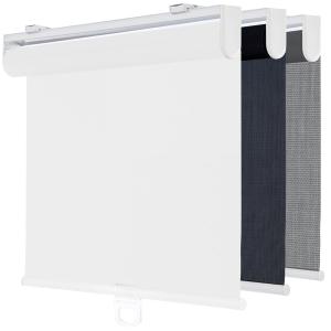 Cordless Light Filtering Roller Window Shades,50" W x 72" H,White