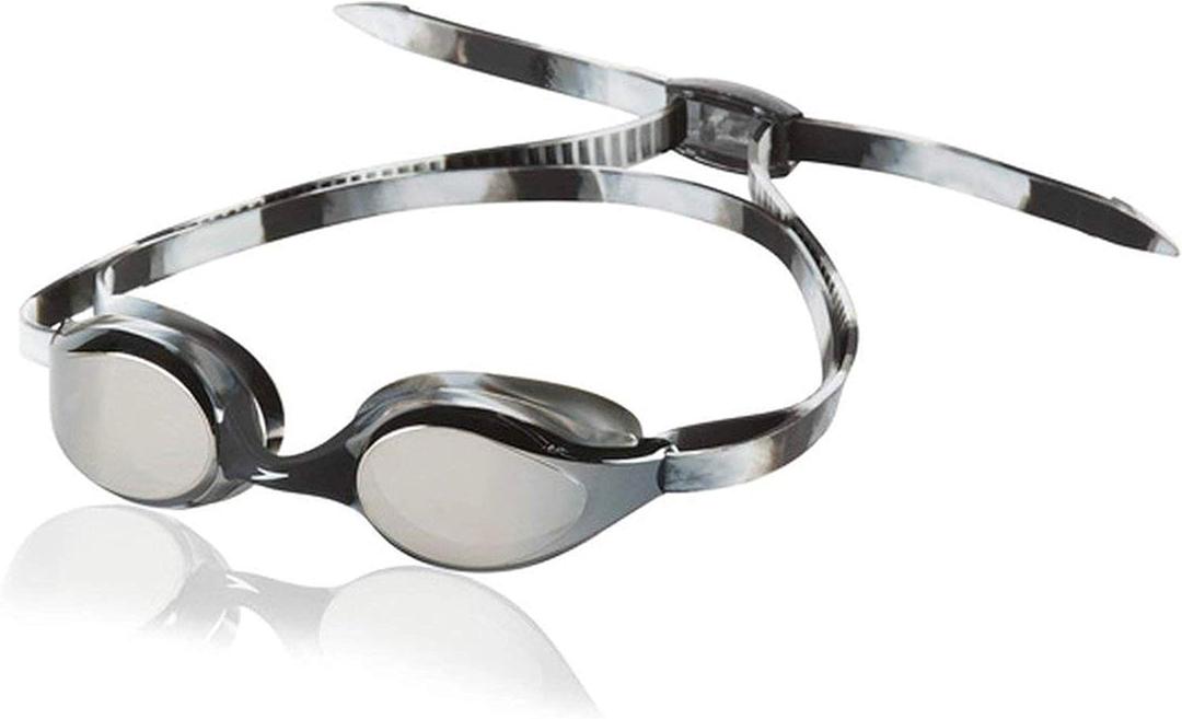 Speedo Kids' Swim Goggles Junior Hyper Flyer Ages 6-14 (Silver Mirrored)