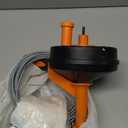 Drain Auger, Clog Remover with Drill Adapter, 25 Feet Flexible Plumbing Snake Use Manually or Powered for Kitchen, Bathroom and Shower Sink, Comes with Gloves (orange)