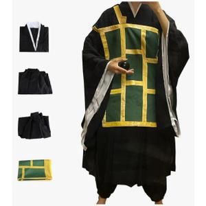 MEADOO Anime Geto Cosplay Kimono Outfits Full set with Printed Cassock Easter and Halloween Costume For Adult L