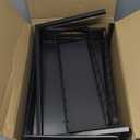 Under Sink Organizer, 2 Pack Cabinet Organizer for Kitchen, Height Adjustable Pull Out Heavy Duty 2 Tier Metal Under Sink Storage for Bathroom Pantry (Black, 2 Pack)