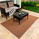 5' x 3' Indoor/Outdoor Area Rug – Fade Resistant, Lightweight Polyester Carpet for Porch, Patio, Deck, Living Room & Events - Tumbleweed