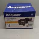 Acquaer Shallow/Deep Well Jet Pump, Cast Iron Convertible Pump with Ejector Kit, Well Depth Up to 25ft or 90ft, 115V/230V Dual Voltage, Automatic Pressure Switch,1/2HP