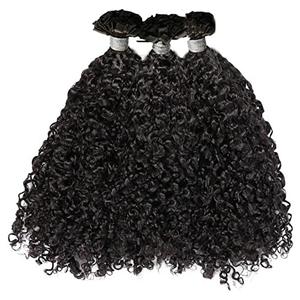 Curly Flat Tip Extensions Black Brown Human Hair U Tip Hair Extensions Pre Bonded Flat Tip Hair Extensions Balayage Keratin Flat Tip Remy Hair 100g (20inch 100 Strand, Natural Color)